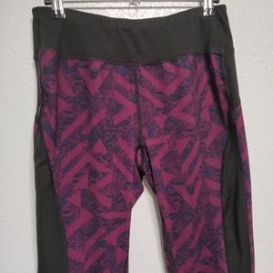 Danskin Now S black purple‎ active pants